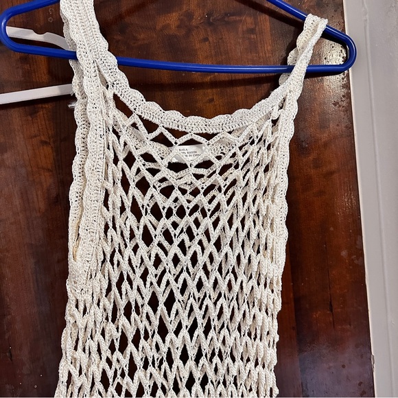 Beachy cover up net dress. - Picture 2 of 2